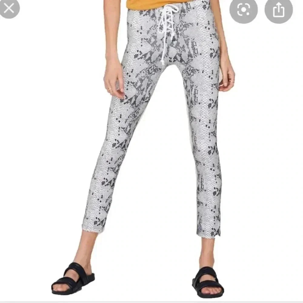 David Lerner Parker lace up leggings